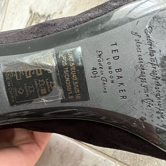 Ted Baker PRENOM Ankle Boots Size 10 - Picture 9 of 12